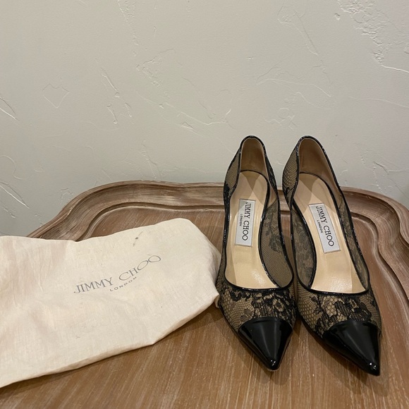 JIMMY CHOO Floral Print Pumps - Picture 2 of 7